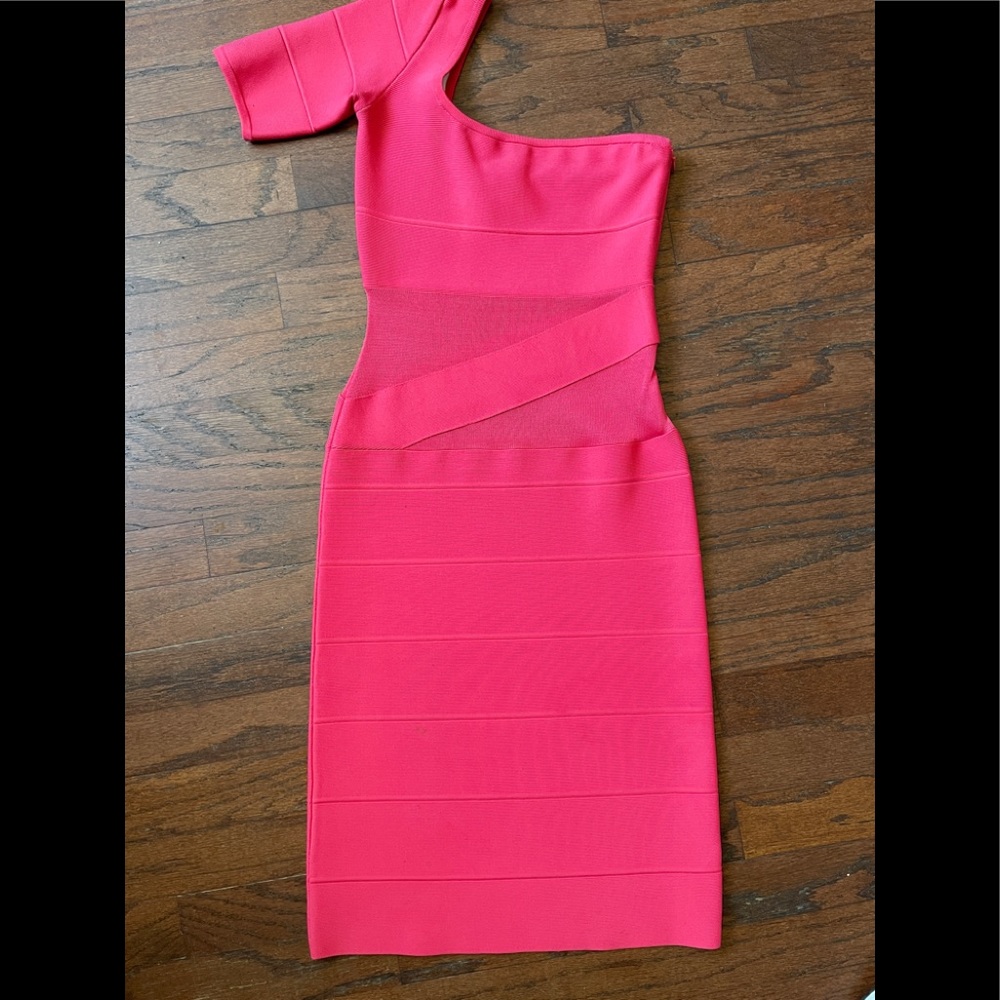 Herve Leger dress one shoulder XS